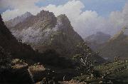 John Knox Glencoe Germany oil painting artist